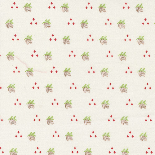 Christmas Stitched By Fig Tree & Co. For Moda - Snow - Multi