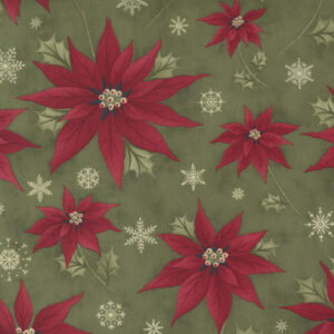 Poinsettia Plaza By 3 Sisters For Moda - Holly