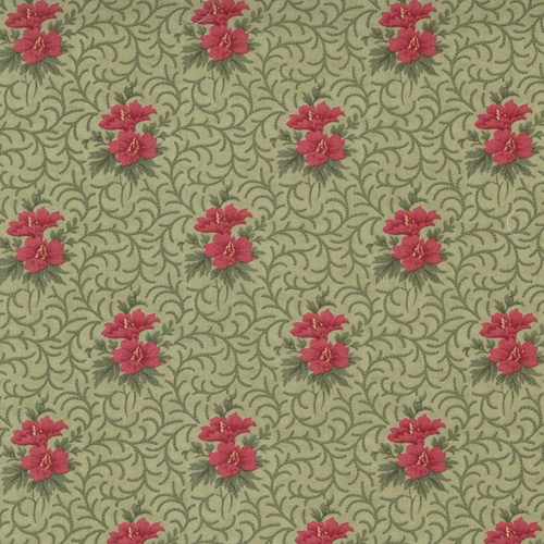 Poinsettia Plaza By 3 Sisters For Moda - Sage