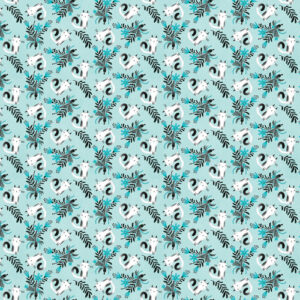 Purr Fect Cats By Contempo Studio For Benartex - Digital - Med. Turquoise