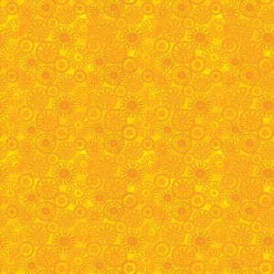 Season Of The Sun By David Galchutt For Benartex - Digital - Yellow