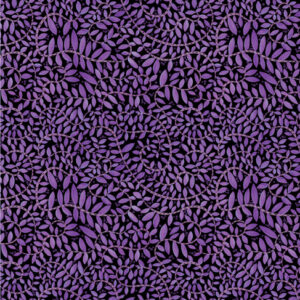 Folktown Cats By Karla Gerard For Benartex - Digital - Purple/Black