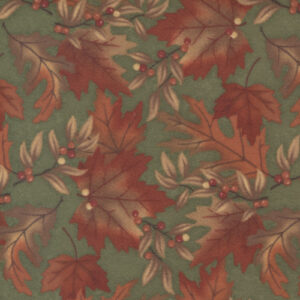 Fall Melody Flannel By Holly Taylor For Moda - Olive