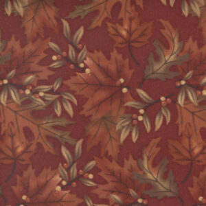 Fall Melody Flannel By Holly Taylor For Moda - Crimson