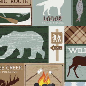 Moose Creek Lodge By Kanvas Studio - Brown