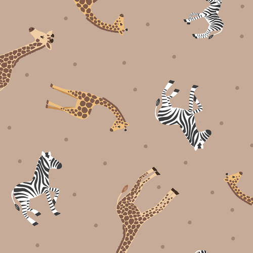 Small Things - Wild Animals By Lewis & Irene - Giraffes & Zebras On Biscuit