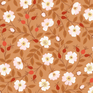 Evergreen By Lewis & Irene - Dog Rose On Rust