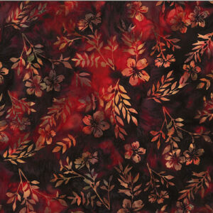 Bali Batik By Hoffman - Leafy Floral Nightshade