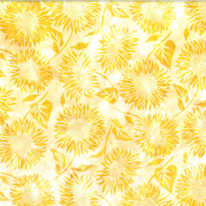 Bali Batik By Hoffman - Sunflower Sunflower