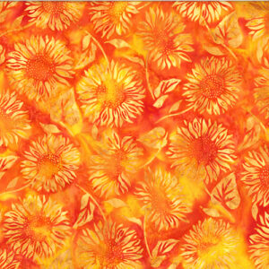 Bali Batik By Hoffman - Sunflower Pumpkin