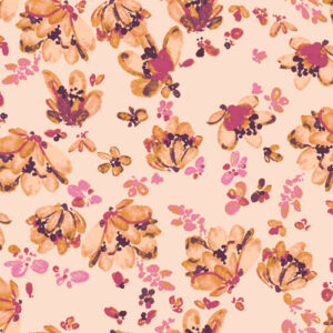 Butterflies In The Garden By Rjr Studio For Rjr Fabrics - Peach Compote