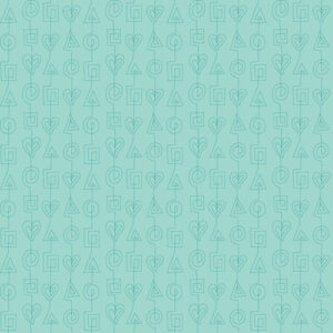 Stitchy By Contempo For Benartex - Turquoise