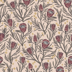 Get Out And Explore By Mint Tulips For Rjr Fabrics - Queen Protea