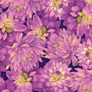 Flower Festival 2 By Benartex - Purple