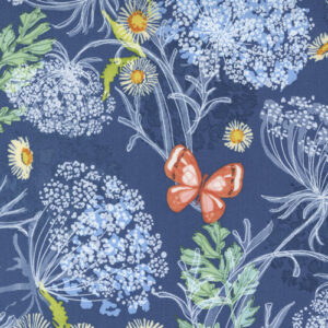 Wild Blossoms By Robin Pickens For Moda - Navy