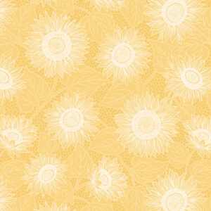 Sunflowers By Lewis & Irene - Pale Yellow Sunflowers Mono