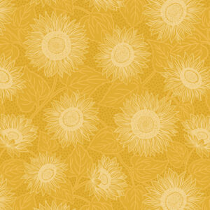Sunflowers By Lewis & Irene - Bright Yellow Sunflowers Mono