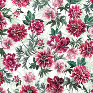 Winterberry Floral By Kanvas Studio For Benartex - Pearlescent - Cream