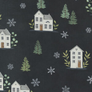 Holidays At Home By Deb Strain For Moda - Charcoal Black