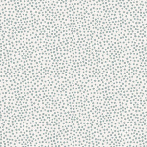Winter In Bluebell Wood Flannel By Lewis & Irene - Winter Blue/Grey Dots On Cream