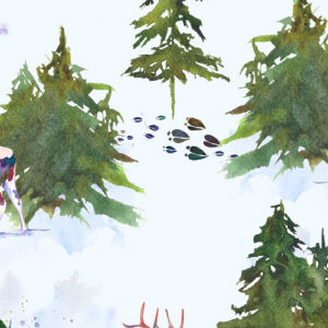 Wild And Wonderful By Rjr Fabrics  - Digiprint - Snow Flurry