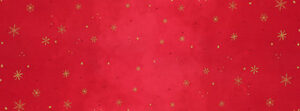 Ombre Flurries Metallic By V & Co. For Moda - Metallic - Christmas Red