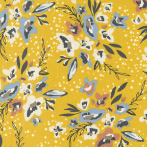Dawn On The Prairie By Fancy That Design House For Moda - Golden Mustard