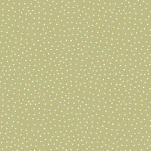 Winter Botanical By Lewis & Irene - Pearl Dots On Winter Green
