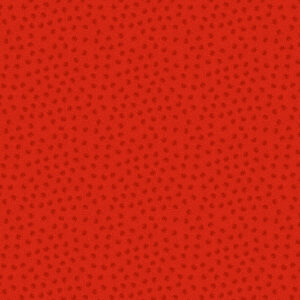 Poppies By Lewis & Irene - Ditzy Poppy Dots On Red