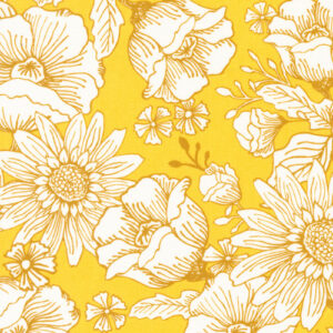 Sunflowers In My Heart By Kate Spain For Moda - Sunshine