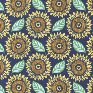 Sunflowers In My Heart By Kate Spain For Moda - Dusk
