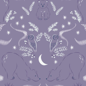 Arctic Adventure By Lewis & Irene - Arctic Lights, Winter Nights On Purple Pearl