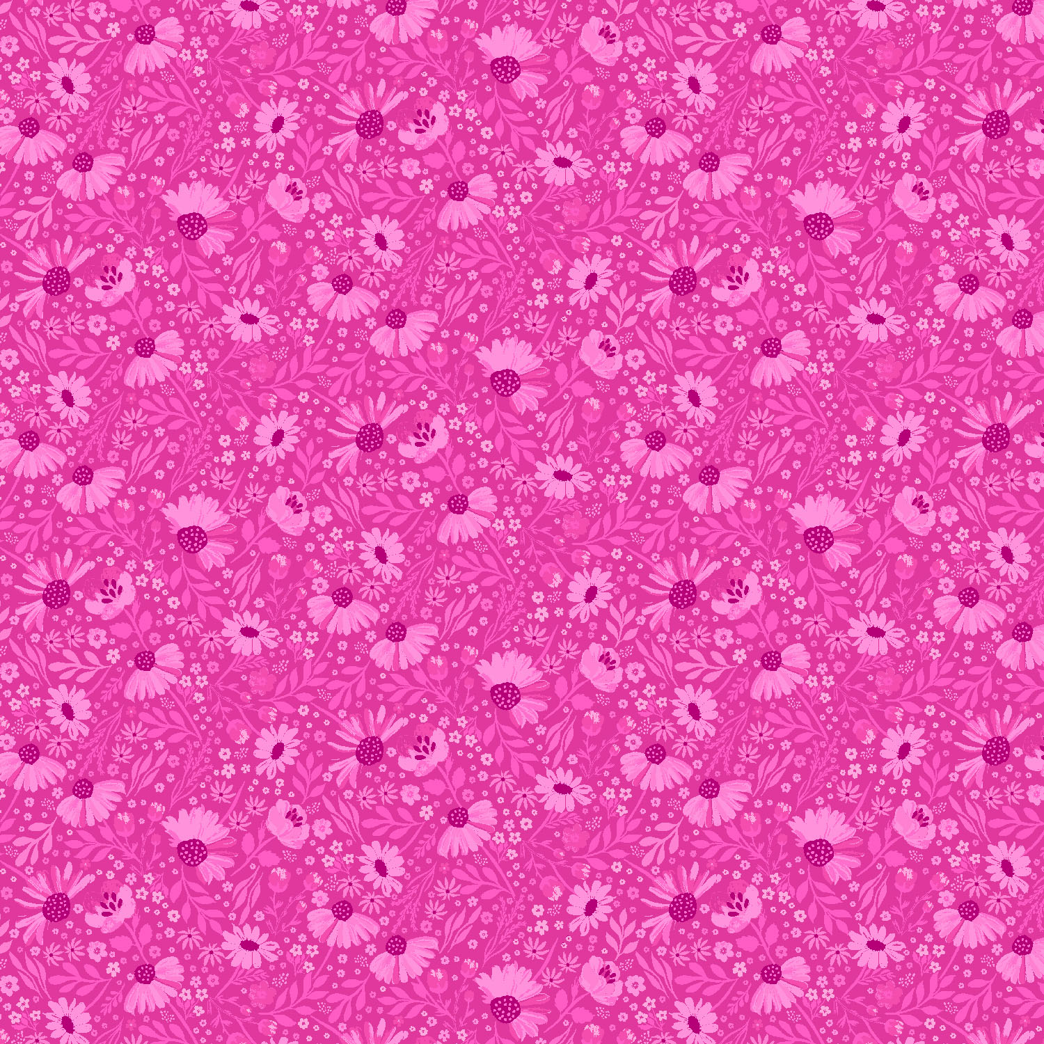 Meadowland By Rjr Studio For Rjr Fabrics - Shocking Pink
