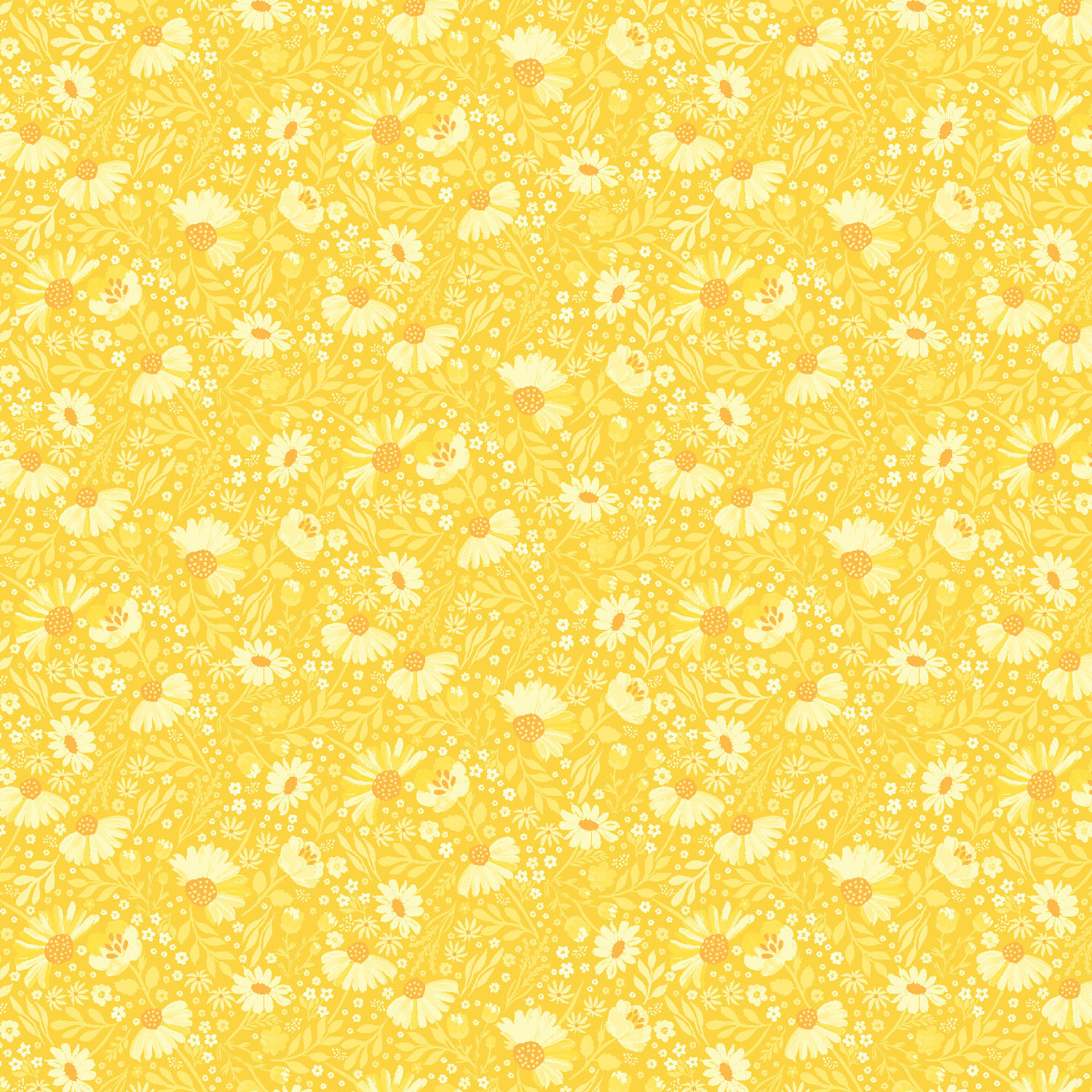 Meadowland By Rjr Studio For Rjr Fabrics - Golden Yellow