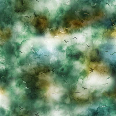 Starry Nights By Hoffman - Digital Print - Pine
