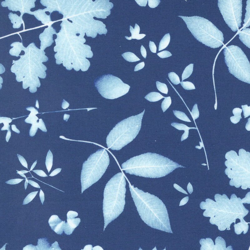 Bluebell By Janet Clare For Moda - Prussian Blue