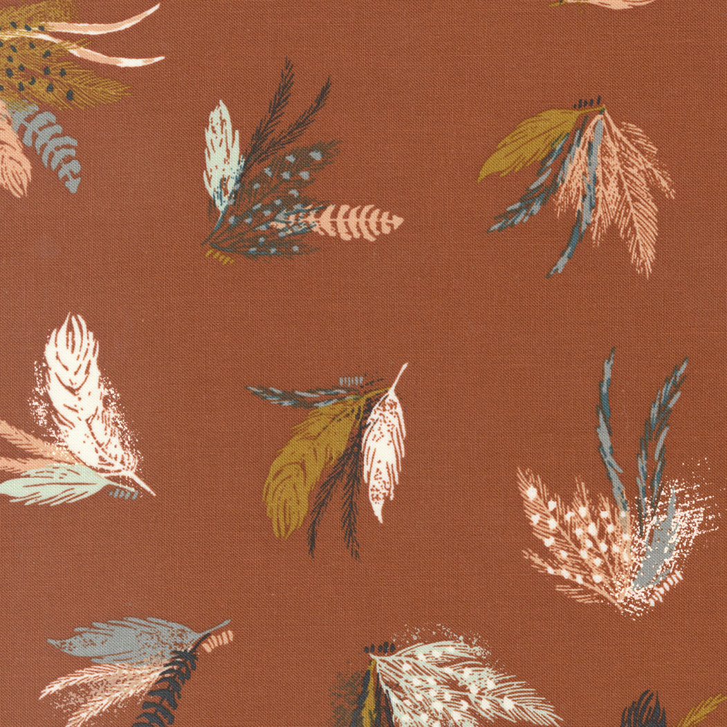 Woodland & Wildflowers By Fancy That Design House For Moda - Rust