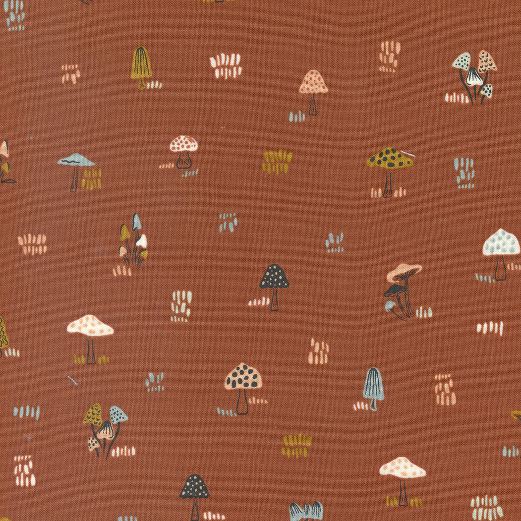Woodland & Wildflowers By Fancy That Design House For Moda - Rust
