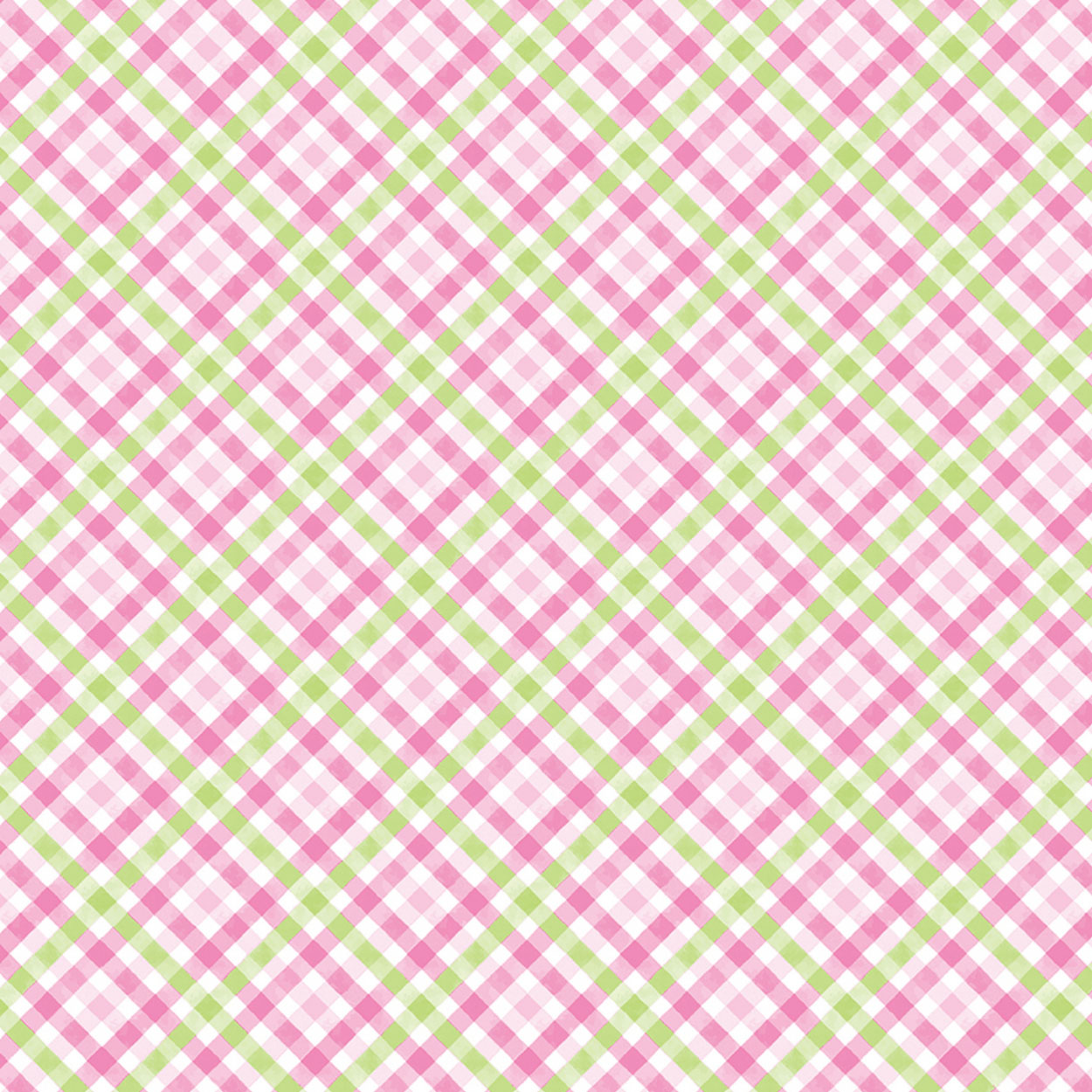 Cottontail Farms By Kanvas Studio For Benartex - Digital - Pink/Green