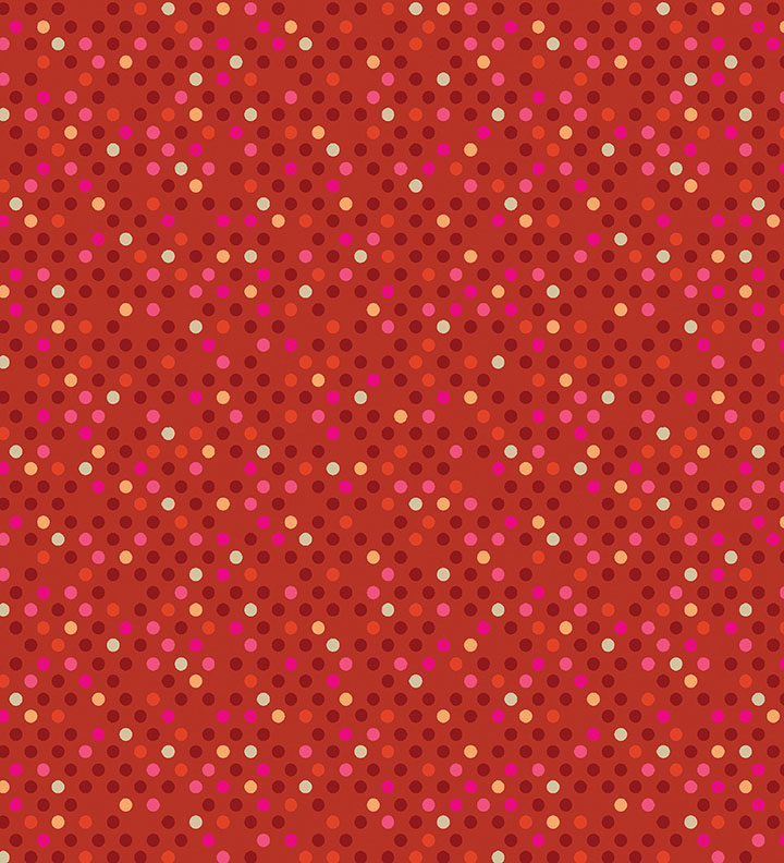 Dazzle Dots By Contempo Studio For Benartex - Red/Multi