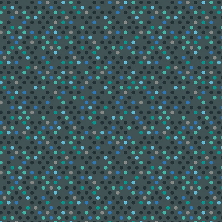 Dazzle Dots By Contempo Studio For Benartex - Charcoal/Multi
