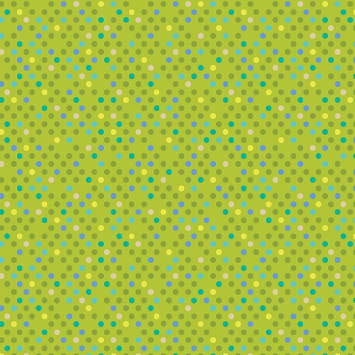 Dazzle Dots By Contempo Studio For Benartex - Lime/Multi