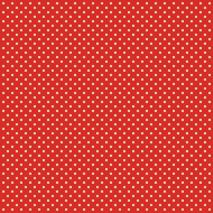 Dazzle Dots By Contempo Studio For Benartex - Red/Linen