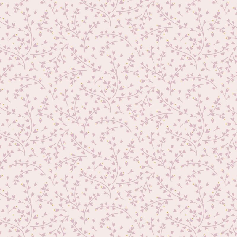 Floral Song By Cassandra Connolly For Lewis & Irene - Natures Gifts Light Pink