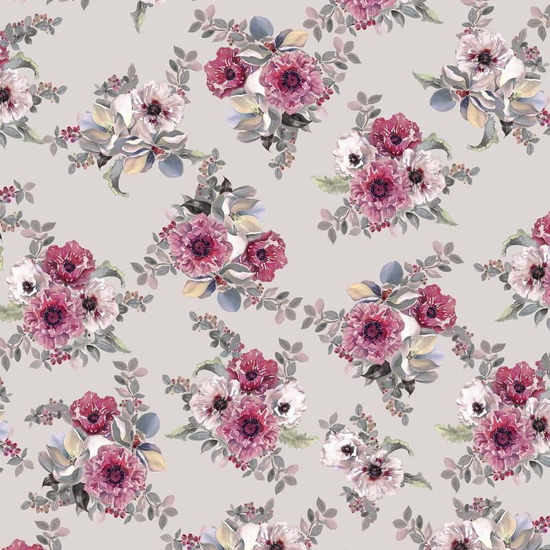 Floral Serenade By Tracy Moad By Rjr Fabrics - Digiprint - Evening Affair