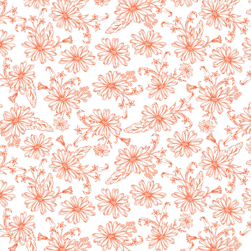 Dear Dahlia By Rjr Studio For Rjr Fabrics - Coral