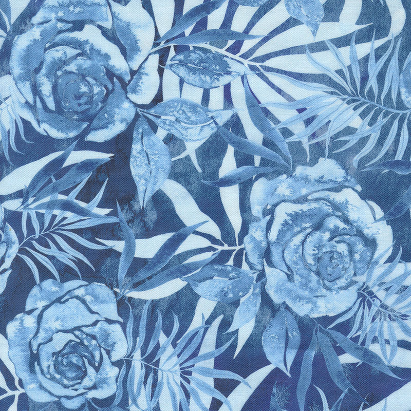 Coming Up Roses By Create Joy Project For Moda - Sapphire