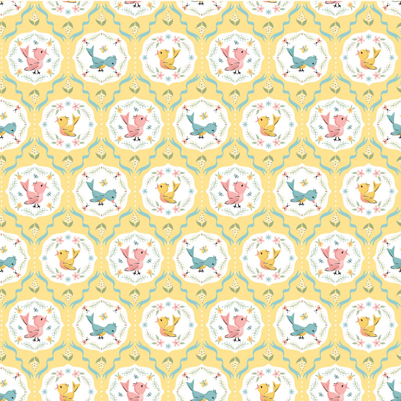 Finding Wonder By Sheri Mculley For Poppie Cotton - Yellow