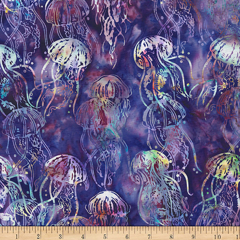 Jelly Fish Batiks By Mckenna Ryan For Hoffman - Agate