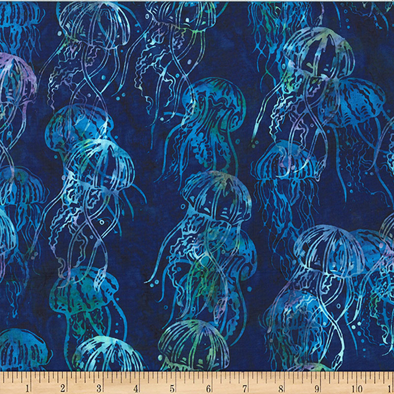 Jelly Fish Batiks By Mckenna Ryan For Hoffman - Montego